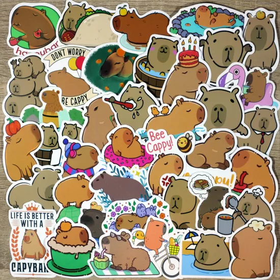 Kapibaru pasaule - uzlīmes 50 gab.