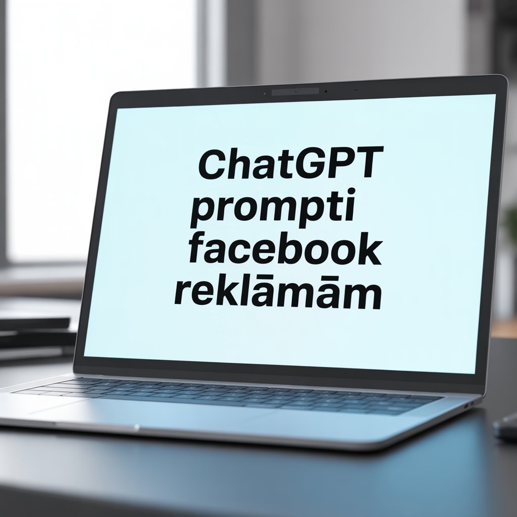 ChatGPT promti latviski Facebook reklāmu veidošanai
